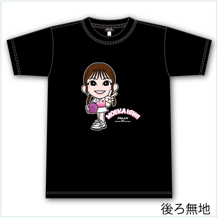 ［小田急百貨店×ＡＢＳ］人気女子プロボウラー　石井萌佳　プロ限定キャラＴシャツ　Ｍ