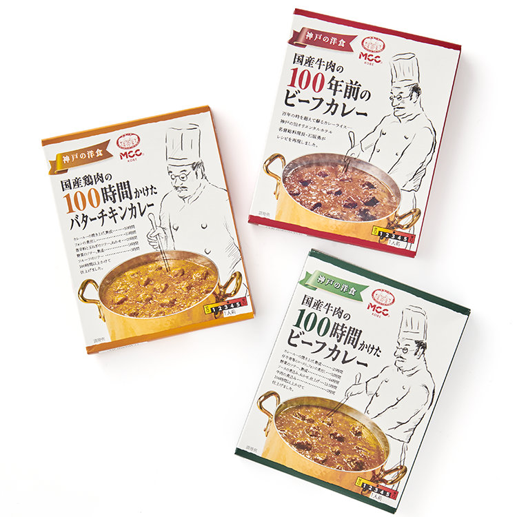 ［明治屋］１００シリーズカレー　３種３個セット