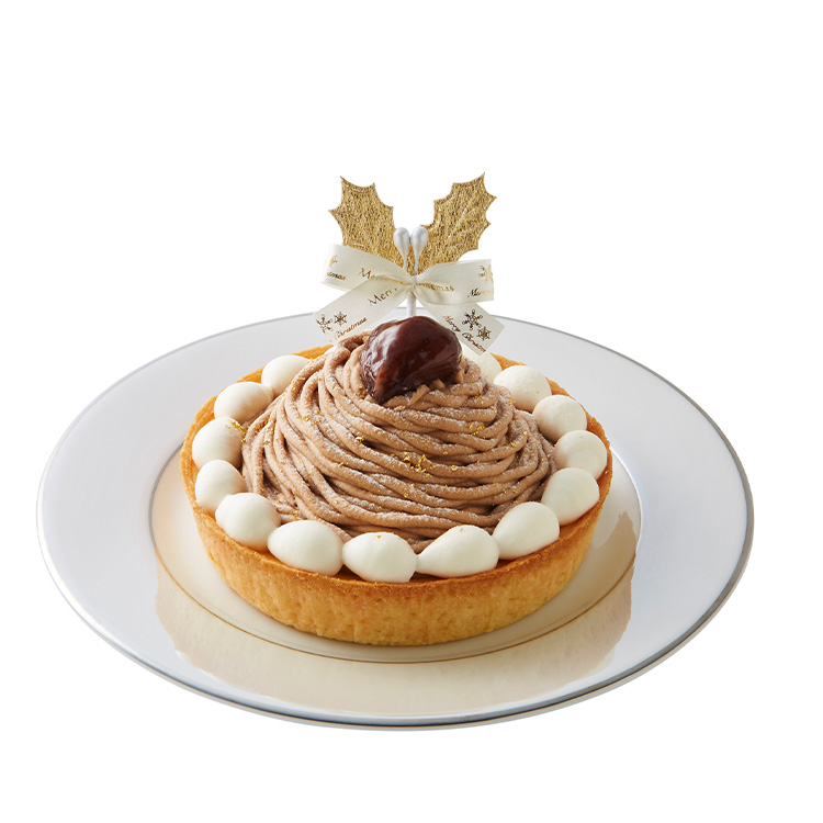 ６２　クリスマスモンブランのチーズケーキ＜２４日　新宿店７階　イベントスペース受け取り＞