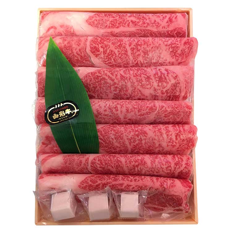 【月末限定５セット】［ニュークイック］山形牛すき焼き用スライス４００ｇ